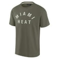 thumbnail image 2 of Unisex Fanatics Olive Miami Heat Elements Super Soft Short Sleeve T-Shirt, 2 of 3
