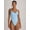 Blue, variant on Underwire Cup High Leg Cheeky Swimsuit - Solid Black One-Piece Bathing Suit for Beach Vacation Summer Travel