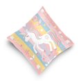 thumbnail image 5 of Cute Magical Unicorn Throw Pillow Covers Couch Pillowcases Decor for Bed Sofa 18" x 18", 5 of 7