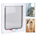 thumbnail image 4 of Pet Entry Door, Lockable Cat Flap Door, Transparent Flap For Window Door, 4 of 8