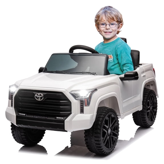 Open Box UBesGoo 12V Licensed Mercedes-Benz Electric Ride On Cars Toys for Kids, Power Wheels with Parent Remote Control, White