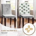 thumbnail image 5 of Palm Tree Summer Tropical Tree Chair Covers Set of 8 Chair Back Covers Stretch Removable Washable Chairs Slipcovers Chair Protector for Dining Room Kitchen Party Decor, 5 of 5