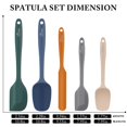 thumbnail image 2 of Juego de espátulas HOTEC de silicona apta para uso alimentario, resistentes al calor, 600 °F, 2 of 7
