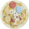 Unique Industries 7 in. Winnie the Pooh Happy Honeycomb Dessert Plates - 8 Piece