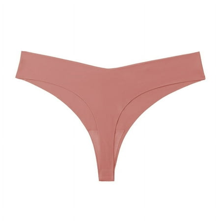 ERDOUY Womens Seamless Underwears Panties Sexy Lace Hipster Bikini Thong Briefs Panty Underwear for Women 3pcs(Caramel L)