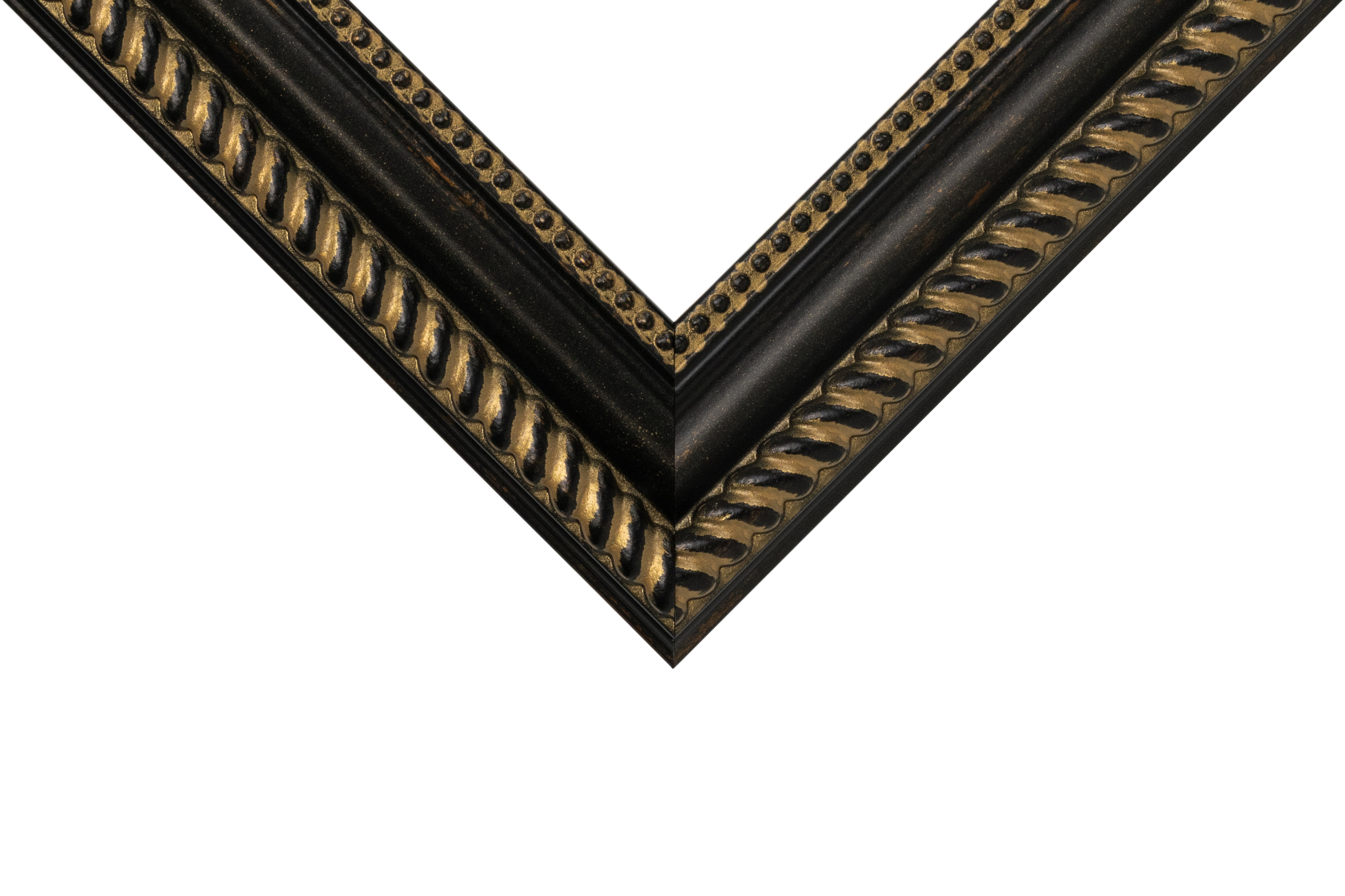 18x24 Picture Frame – Black Napolean Style 21178-902, 2 Inch MDF Moulding, Includes Plexiglass and Backing –&nbsp;Wall Display Frame for Art, Posters, or Photos – Frame USA