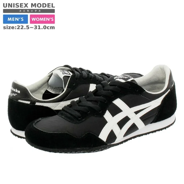 Onitsuka Tiger SERRANO BLACK / WHITE TH109L Unisex Sports shoes NEW DHL JP asics