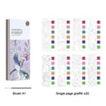 thumbnail image 2 of Gouache Graffiti Picture Book Color Filling Picture Book Graffiti Pocket Watercolor Book, 2 of 4