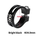 thumbnail image 2 of Universal Bicycle Seat Clamp Bolt Outdoor 28.6/31.8/34.9Mm Cycling Parts Accessories Lightweight Mtb Road Bike 34.9Mm Black, 2 of 6