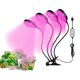 thumbnail image 4 of Lámpara de clip flexible Yuyangstore 60W 4 Cabeza Redonda Plant Grow Garden, 4 of 8
