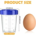 thumbnail image 4 of SuperTop [10 Pack] 4oz Salad Dressing Container to Go -with Lids Leakproof Condiment Containers with Screw Lids Reusable Stackable Plastic Dip Sauce, 4 of 7