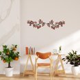 thumbnail image 3 of LHNFT 2Pcs Metal Tree Leaf Wall Decor Black Scroll Vines Metal Wall Art Branch Wall Ornament for Living Room Bed Room Indoor and Outdoor Decor, 3 of 5