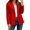 Red, variant on Sentmoon Cardigan for Women Solid Color Long Sleeve Lapel Button Down Blazer Jacket with Pockets Casual Suit Coat for Office Work S-XXXXXL
