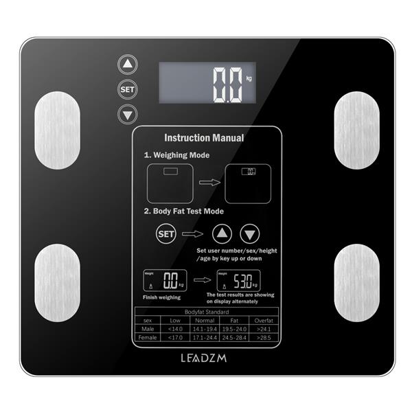 Handheld BMI Monitor, Body Fat Analyzer 