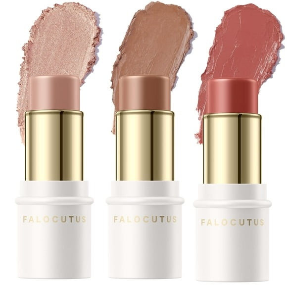 Set Contour Stick Falocutus, 3 unidades, colorete e iluminador en crema
