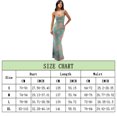 thumbnail image 5 of Yesfashion Wholesale Women Summer Tie Dye Spaghetti Strap Dress Backless Ruched Bodycon Midi Dress for Beach Party Night, 5 of 5