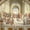 The School Of Athens, variant on Elephant Stock The School Of Athens Wall Art - Horizontal Canvas Wall Art - Living Room Wall Decor - Architecture Canvas - Beige And Brown Decor By Raphael - 12" x 8"