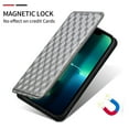 thumbnail image 2 of Designed for iPhone 16 Case Wallet, Women Men Flip Folio Cover PU Leather Kickstand Credit Card Holders Slots Magnetic Shockproof Phone Case Cover for iPhone 16 - Silver, 2 of 7