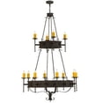 thumbnail image 5 of Meyda Tiffany 145419 Lorenzo 12 Light 48" Wide Taper Candle Ring Chandelier - Custom, 5 of 7