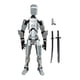 thumbnail image 2 of 3d Printed Robot Action Figure With Weapon Multi-jointed Robot Model Movable Joint Figurine Desktop Decoration Ornament, 2 of 5