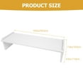 thumbnail image 2 of UEETEK Desk Monitor Stand Riser Wooden Computer Riser White Space Saving for Adults Workplace 1Pack, 2 of 8