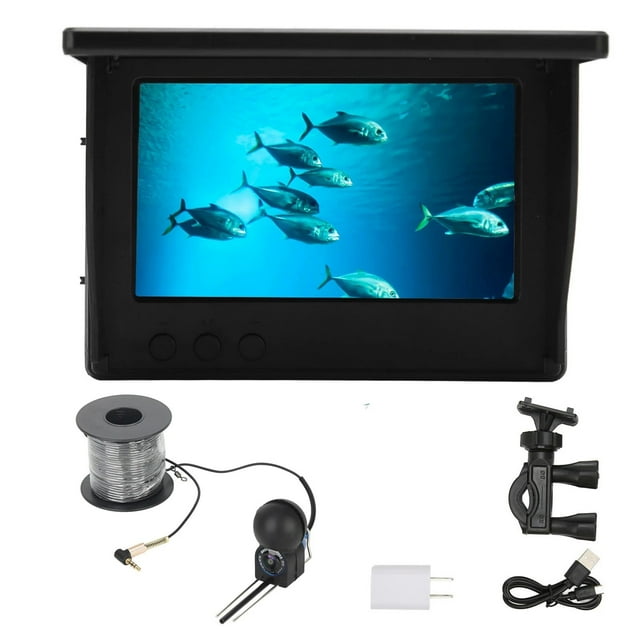 Fish Finder 4.3in TN HD Underwater Fishing Camera IP68 Waterproof Fish Finder ,Easy to Use