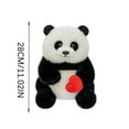 thumbnail image 3 of Wizlet 11in Panda Dolls with Love Heart , Soft Stuffed Plush Animal Toys Plushies Birthday Gifts for Her/Girlfriend Lover Mom Kids (White), 3 of 6