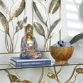 thumbnail image 2 of 8" x 12" Multi Colored Resin Buddha Sculpture, by DecMode, 2 of 9