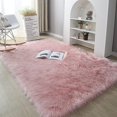 thumbnail image 1 of Thick Carpet Soft Sheepskin For Living Room Plush Rug Bedroom Faux Fur Wool Fluffy Floor Carpets Window Bedside Home Decor Rugs, 1 of 5