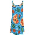 thumbnail image 4 of Fun Pizza Womens Summer Dresses Casual Sleeveless Tshirt Sundresses Vacation Beach Cover Up Dress, 4 of 8