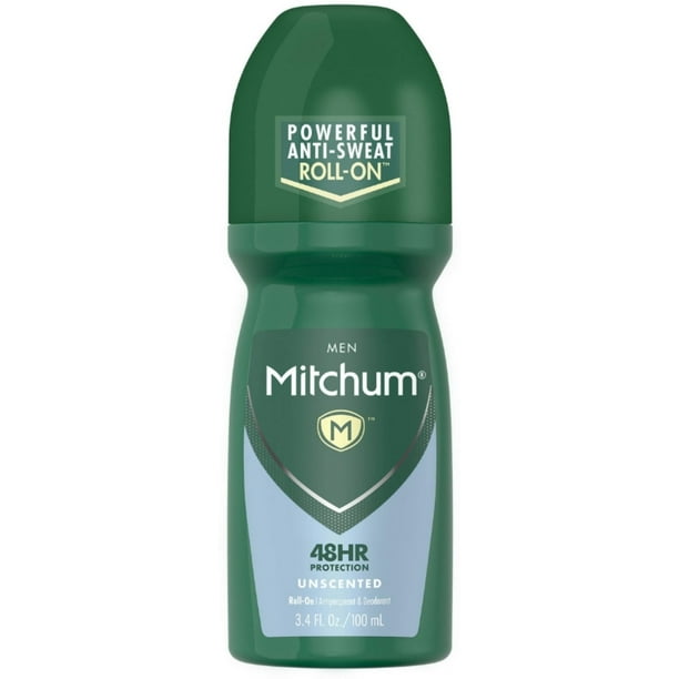 Mitchum Invisible AntiPerspirant & Deodorant RollOn, Unscented 3.4 oz (Pack of 6) Walmart
