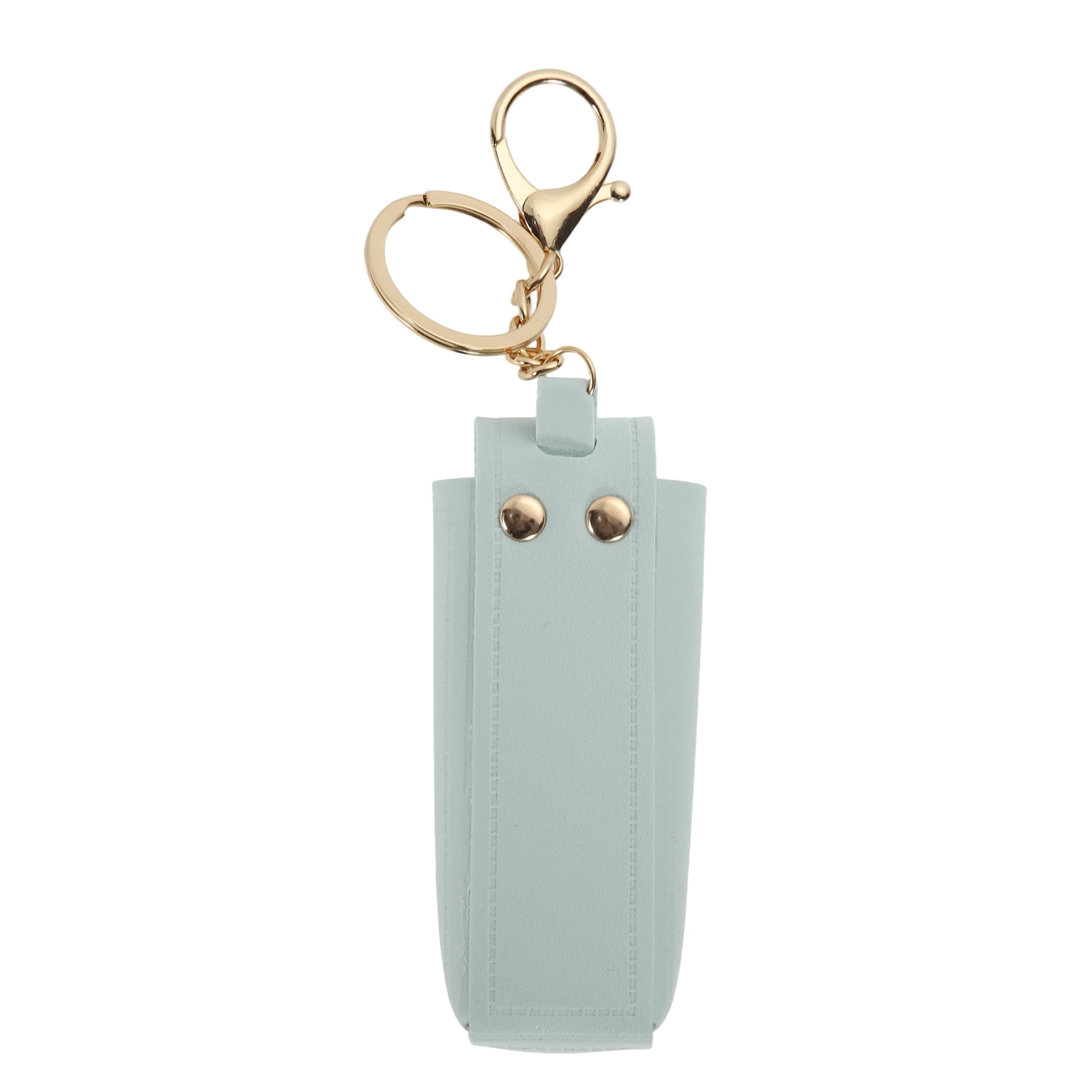 Unique Bargains Colorful Lipstick Bag Handbag Charms Keychains 1 Piece Light Blue