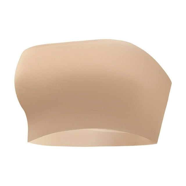 Women's Sexy Traceless Large Anti Drop Off One Shoulder Wrapped Chest Wrapped Up Bra