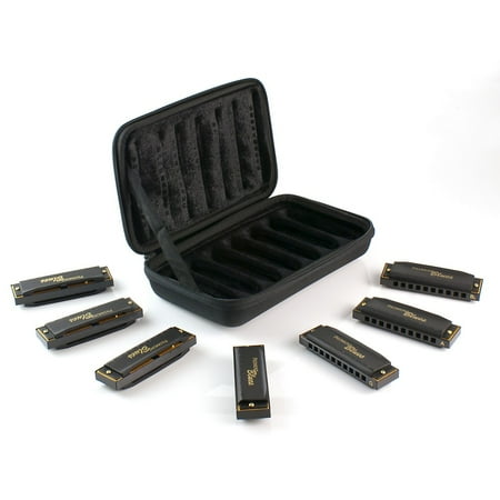 Piedmont Blues Harp 7pc Set,Hohner