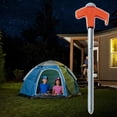 thumbnail image 4 of 1 Pcs Tent Stakes Camping Stakes,Metal Tent Pegs Ground Stakes,9.84 Inch Screw In Tent Stakes,Heavy-Duty Threaded Camping Stakes,for Canopies, Gardening, Yard Stakes,Metal Tent Stakes,Green, 4 of 4