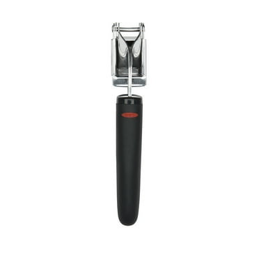 OXO Softworks Stainless Steel Garlic Press, Black 0.5 lb