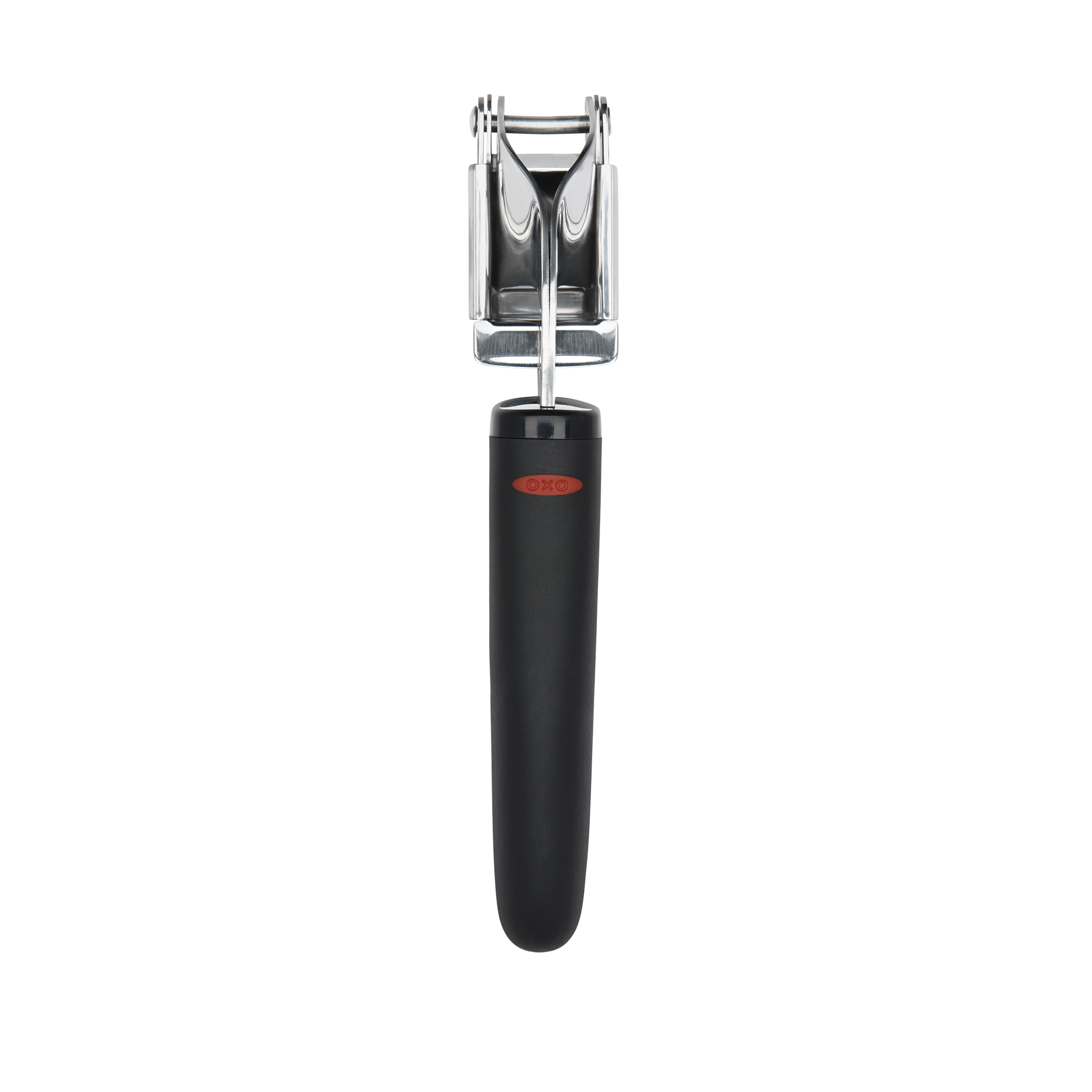 OXO Softworks Stainless Steel Garlic Press, Black photo 1