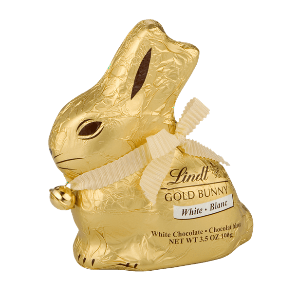 Lapin de Pâques en chocolat blanc GOLD BUNNY de Lindt – 100 g 100 g