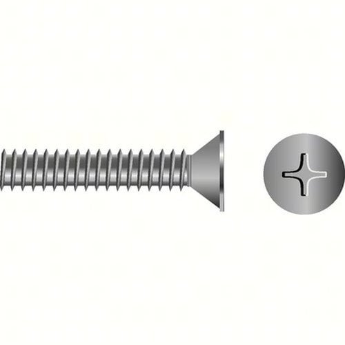 SeaChoice 59647; 1/4-20 X 2 Phillips Head Flat Machine Screw 2/ Bag Made by SeaChoice
