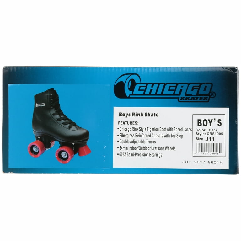 Free Shipping! Chicago Skates Boy's Classic Quad Black Free Shipping! Chicago Skates Boy's Classic Quad Black