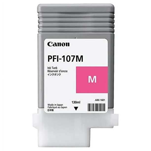Depósito de tinta Canon PFI-107M 130ml Magenta para iPF680/685/780/785