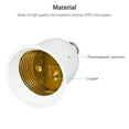 thumbnail image 4 of EROCK 10 Pack E12 to E26 / E27 Socket Adapter Chandelier Converter Light Base Adapter, 4 of 10