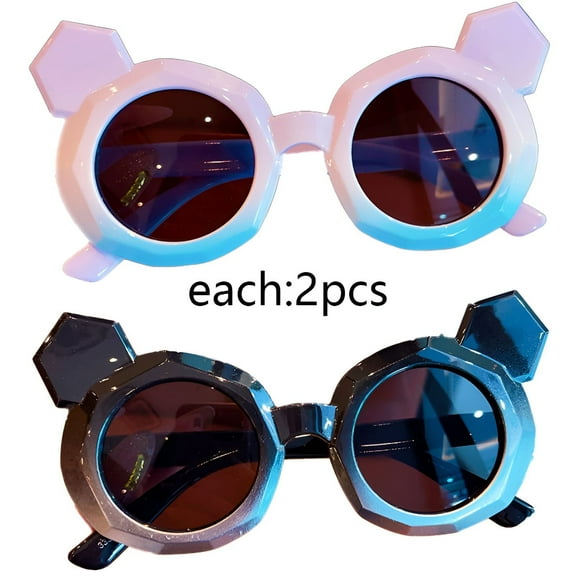 GJX 4Pcs Baby Sunglasses Toddler Girl Sunglasses Kids Sunglasses Boys,Style1