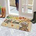 thumbnail image 6 of Fall Home Decor Doormat, Cute Funny Cat Outdoor Entrance Welcome Door Mat, Hello Autumn Thanksgiving Decorations Non Slip Floor Mat 30x17 Inches, 6 of 6