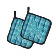 thumbnail image 1 of Carolines Treasures BB6740PTHD Licorne en Plaid Paire de Porte-Pots, 1 of 1
