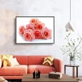 thumbnail image 3 of IDEA4WALL Framed Canvas Wall Art Rose Flowers Floral Picture Prints for Modern Home Decoration, 3 of 4