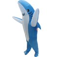 thumbnail image 3 of Disfraz de tiburón inflable Halloween Cosplay Carnaval Fiesta Navidad Disfraces Traje Adulto-Dontodent Kuyhfg Sin marca, 3 of 5