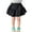 Black, variant on Ahuyic Little Girl Short Skirts,Kids Summer Casual Skirts,Fashionable Girls' Solid Color Elastic Waist Casual Half Skirt Versatile Skirt