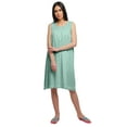thumbnail image 2 of Moomaya Printed Round Neck Nursing Sleepwear Cotton A-Line Sleeveless Nightdress, 2 of 6