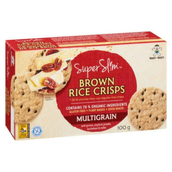 Want Want - SuperSlim Brown Rice Crisps, 100g | Multiple Flavours